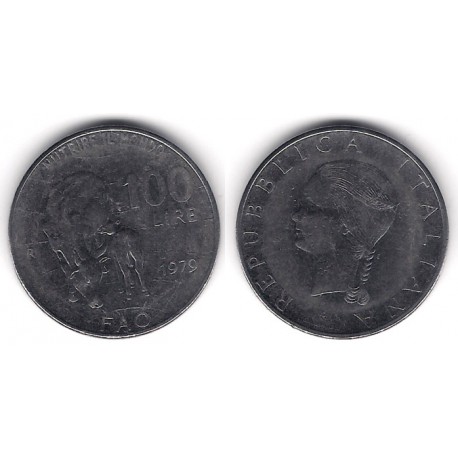 (106) Italia. 1979(R). 100 Lira (EBC)