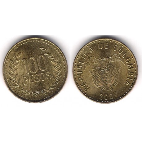 (285.2) Colombia. 2007. 100 Pesos (MBC)