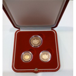 Mónaco. 2005. Estuche de 1ct, 2ct, 5 ct (Proof)