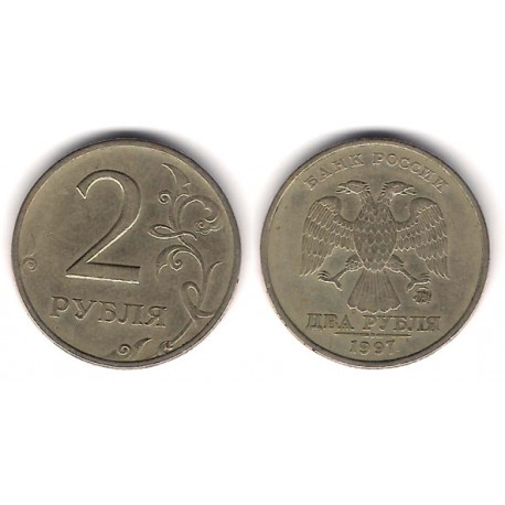 (Y605) Rusia. 1997. 2 Roubles (MBC-)