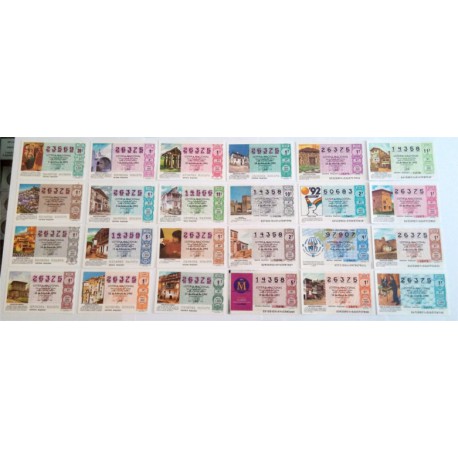 Loteria Nacional. 1992. Año Completo (51 Décimos)