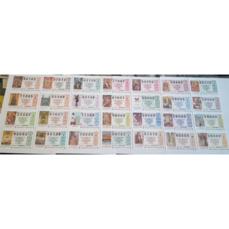 Loteria Nacional. 1998. Año Completo (51 Décimos)