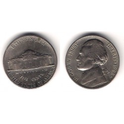 (A192) Estados Unidos de América. 1988(P). 5 Cents (MBC)