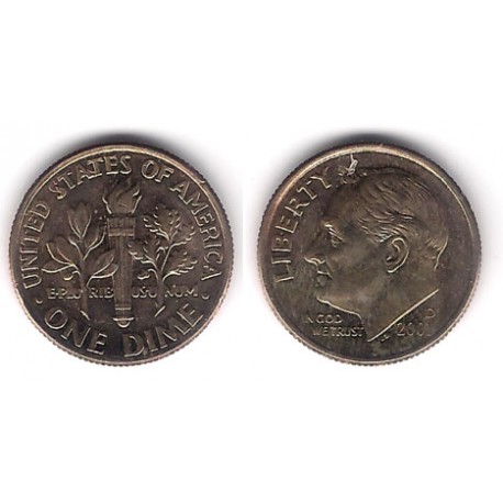 (195a) Estados Unidos de América. 2001(D). 1 Dime (MBC)