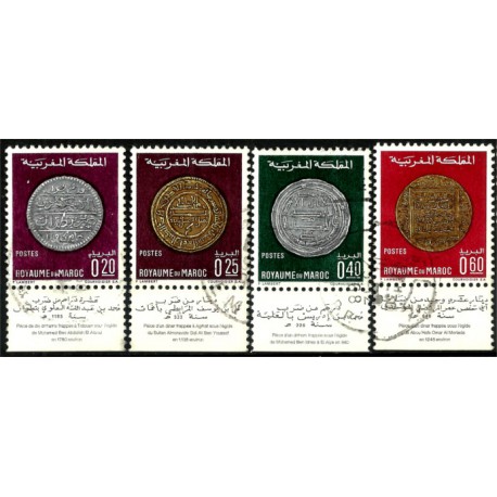 (216 a 219) Marruecos. 1968. Serie Completa. Monedas Antiguas (Usado)