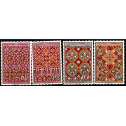 (195 a 198) Marruecos. 1968. Serie Completa. Ornamentos (Nuevo)