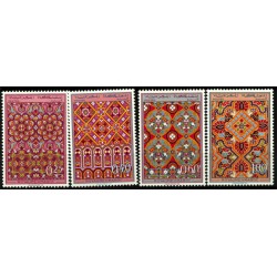 (195 a 198) Marruecos. 1968. Serie Completa. Ornamentos (Nuevo)