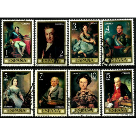 (2146 a 2153) 1973. Serie Completa. Vicente López Portaña (Usado)