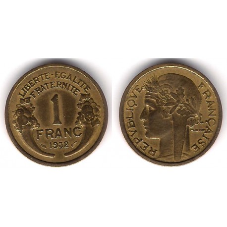 (885) Francia. 1932. 1 Franc (MBC)