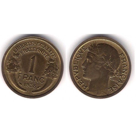 (885) Francia. 1938. 1 Franc (EBC)
