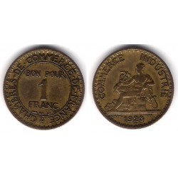 (876) Francia. 1923. 1 Franc (MBC)