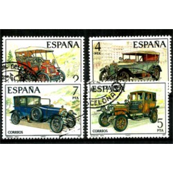 (2409 a 2412) 1977. Serie Completa. Automóviles antiguos (Usado)