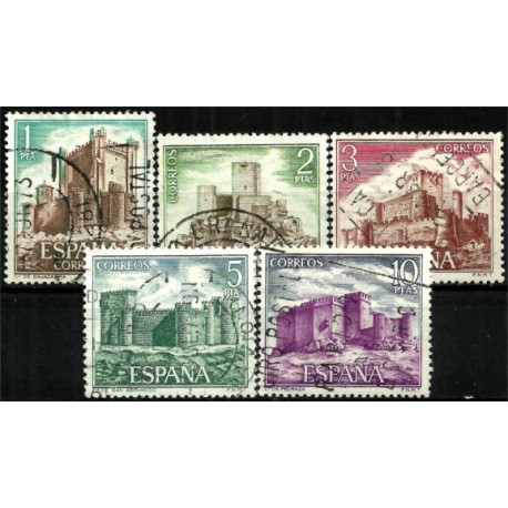 (2093 a 2097) 1972. Serie Completa. Castillos de España (Usado)
