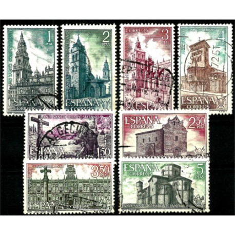 (2063 a 2070) 1971. Serie Completa. Año Santo Compostelano (Usado)