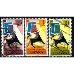(1667 a 1669) 1965. Serie Completa. Dia mundial del Sello (Usado)