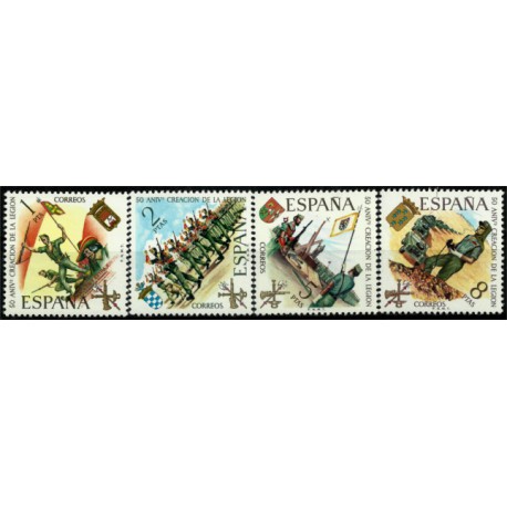 (2043 a 2046) 1971. Serie Completa. L Aniv. Legión (Nuevo)