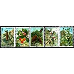 (2085 a 2089) 1972. Serie Completa. Flore (Nuevo)