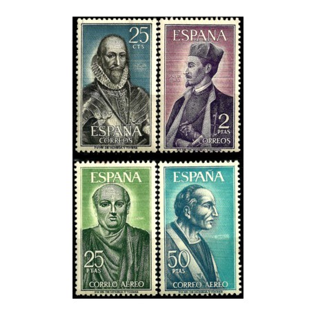 (1705 a 1708) 1966. Serie Completa. Personajes Españoles (Nuevo)