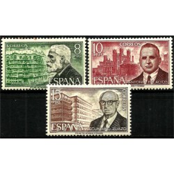 (2241 a 2243) 1975. Serie Completa. Personajes Españoles (Nuevo)