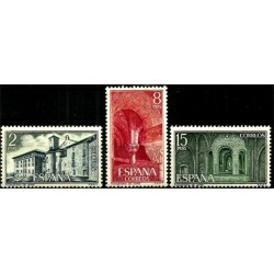(2229 a 2231) 1974. Serie Completa. Monasterio de Leyre (Nuevo)