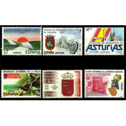 (2686 a 2691) 1983. Serie Completa. Estatutos de Autonomía (Nuevo)