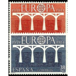 (2756-2757) 1984. Serie Completa. Europa-CEPT (Nuevo)
