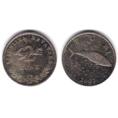 (10) Croacia. 2007. 2 Kune (MBC-)