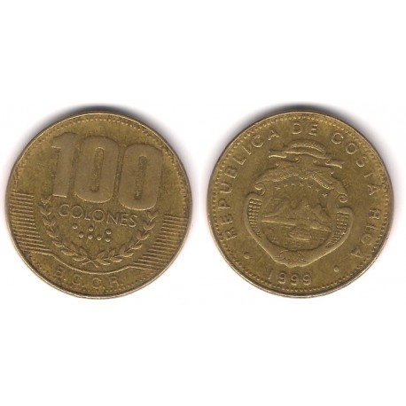 (230a.1) Costa Rica. 1999. 100 Colones (BC+)