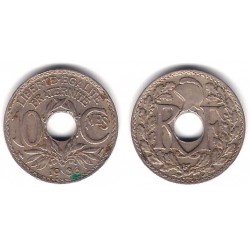 (866a) Francia. 1936. 10 Centimes (MBC-)