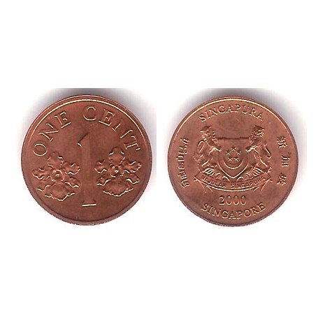 (98) Singapur. 2000. 1 Cent (MBC+)