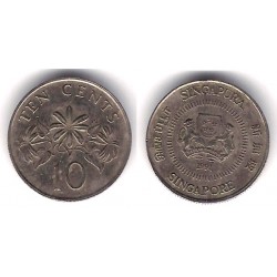 (51) Singapur. 1991. 10 Cents (MBC)