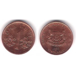 (98) Singapur. 1993. 1 Cent (MBC+)