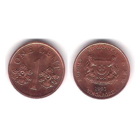 (98) Singapur. 1993. 1 Cent (MBC+)