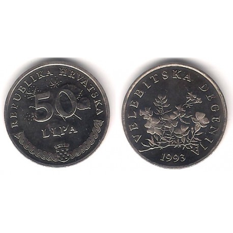 (8) Croacia. 1993. 50 Lipa (SC)