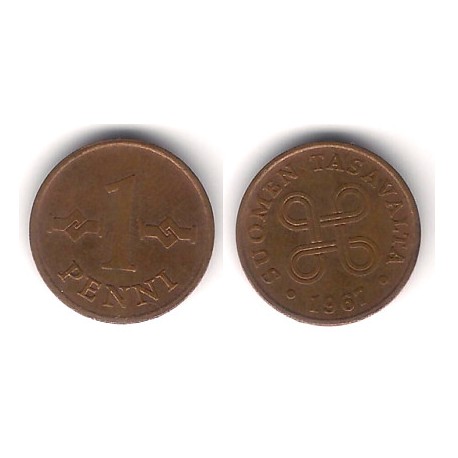 (44) Finlandia. 1967. 1 Penni (MBC)