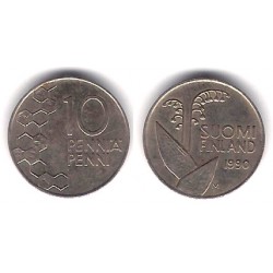 (65) Finlandia. 1990. 10 Pennia (MBC)
