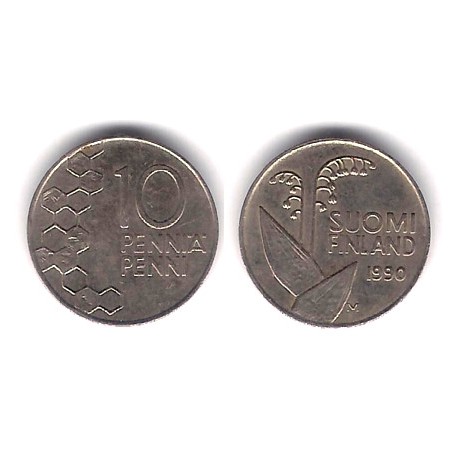 (65) Finlandia. 1990. 10 Pennia (MBC)