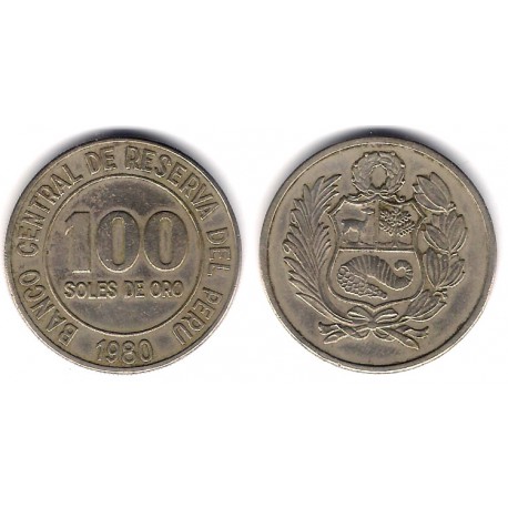 (283) Perú. 1980. 100 Soles de Oro (MBC+)