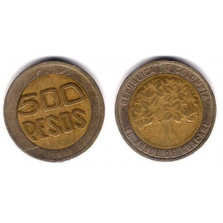 (286) Colombia. 1995. 500 Pesos (BC)