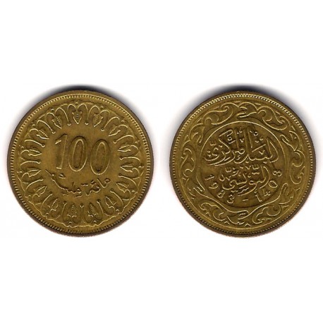 (309) República Tunecina. 1983. 100 Millim (EBC)
