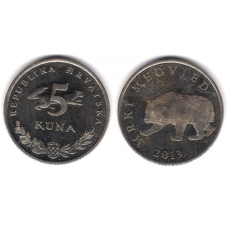 (11) Croacia. 2013. 5 Kuna (EBC)