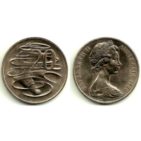 (66) Australia. 1980. 20 Cents (SC)