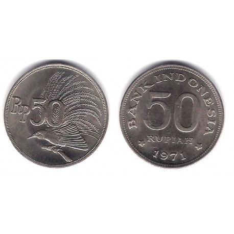 (35) Indonesia. 1971. 50 Rupiah (EBC)