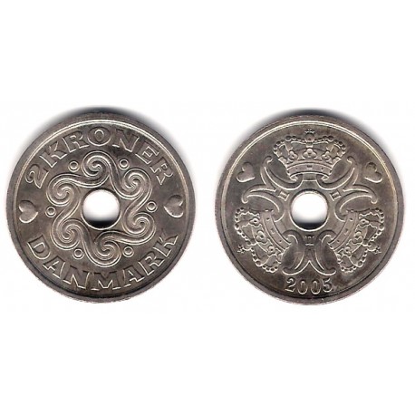(874.2) Dinamarca. 2005. 2 Kroner (MBC+)