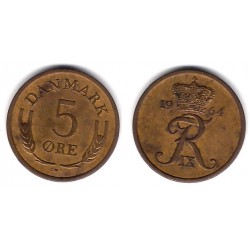 (848.1) Dinamarca. 1964. 5 Ore (MBC)