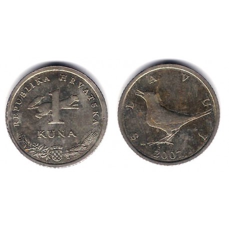 (9.1) Croacia. 2007. 1 Kuna (MBC-)