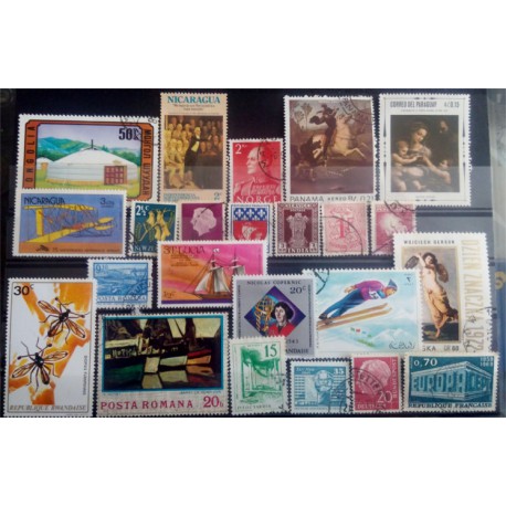 Lote de sellos de varios paises (23 uds)