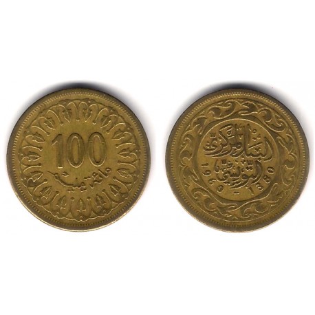 (309) República Tunecina. 1960. 100 Millim (MBC)