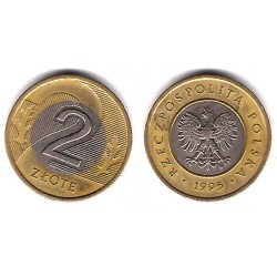 (Y283) Polonia. 1995. 2 Zlote (MBC+)