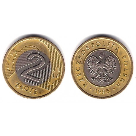 (Y283) Polonia. 1995. 2 Zlote (MBC+)